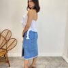 Cropped Bata Feminino sem Bojo com Babados Branco - Fernanda Ramos Store