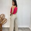 Cropped Feminino Ana Júlia sem Bojo com Alça Fina Pink - Fernanda Ramos Store