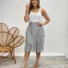 Cropped Feminino Antonella Lurex sem Bojo Branco - Fernanda Ramos Store