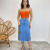 Cropped Feminino Modal Bianca Tomara que Caia Laranja - Fernanda Ramos Store