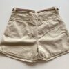 Short Feminino com Cinto Sarja 094312 Bege - Fernanda Ramos Store