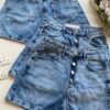 Short Jeans Feminino Rafaela com Botões 094726 - Fernanda Ramos Store