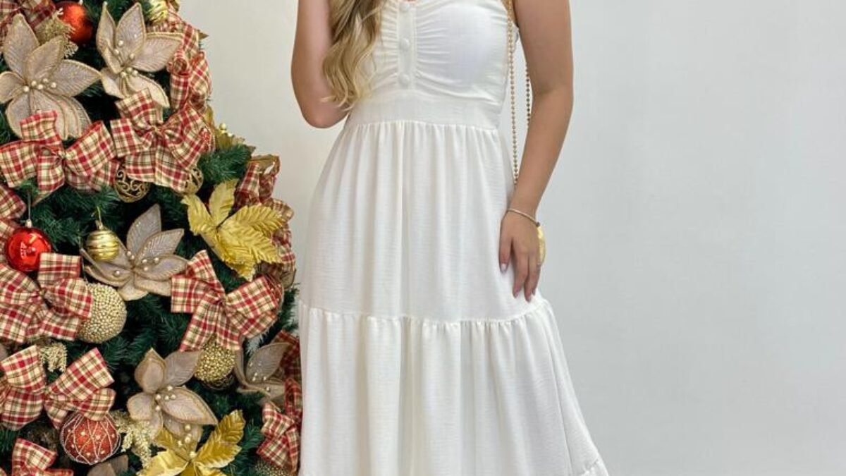 Vestido Longo Isabella Branco