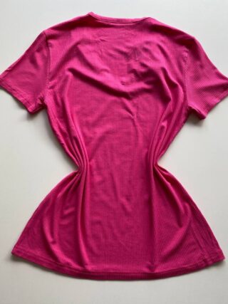 Blusa Helena Feminina Baby Look Canelada Malwee Pink - Fernanda Ramos Store