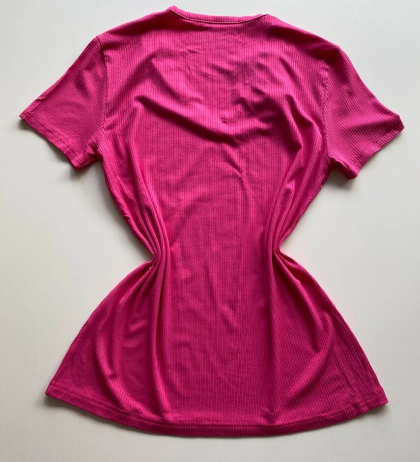 Blusa Helena Feminina Baby Look Canelada Malwee Pink - Fernanda Ramos Store