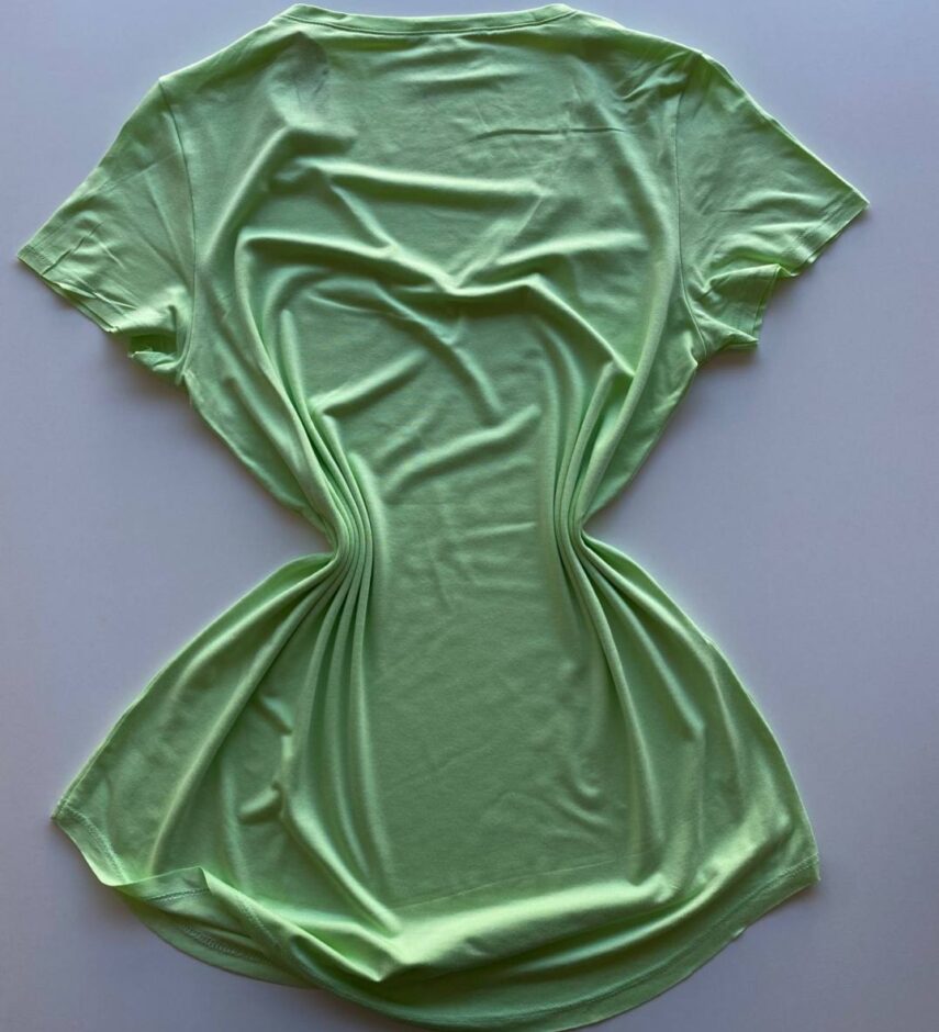 Blusa Feminina Tradicional Manga Curta Malwee Verde - Fernanda Ramos Store
