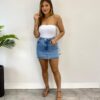 Body Feminino Tomara que Caia com Bojo sem Fecho Branco - Fernanda Ramos Store