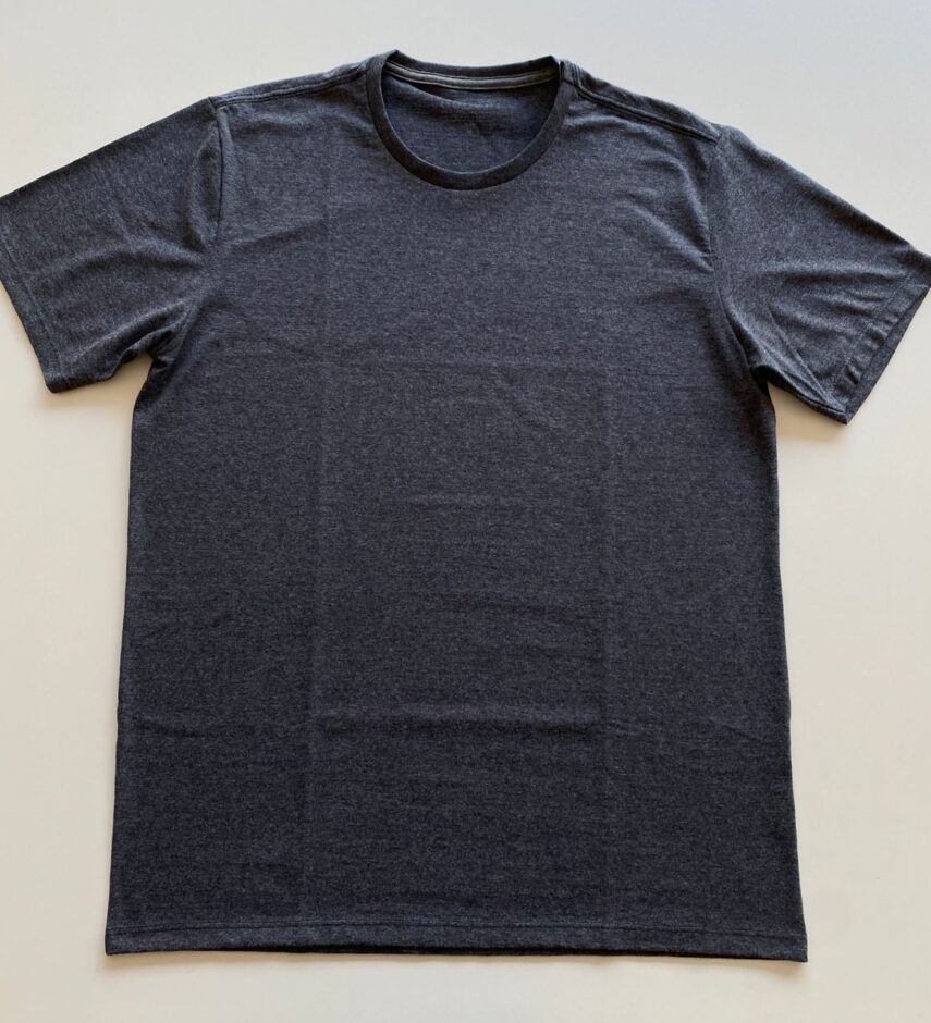 Camiseta Masculina Essencial Slim Cinza Mesclado 0005 - Fernanda Ramos Store