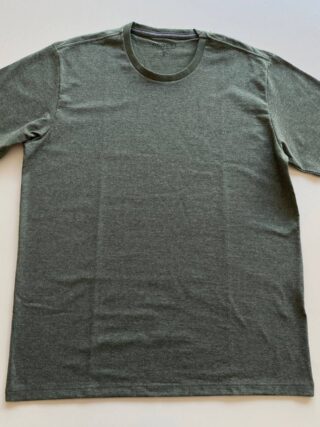 Camiseta Masculina Essencial Slim Verde Mescla 0030 - Fernanda Ramos Store