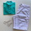 Camiseta Polo Essencial Slim Ogochi Verde Água 0037 - Fernanda Ramos Store