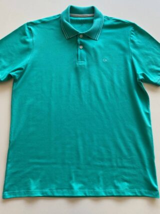 Camiseta Polo Essencial Slim Ogochi Verde Água 0037 - Fernanda Ramos Store