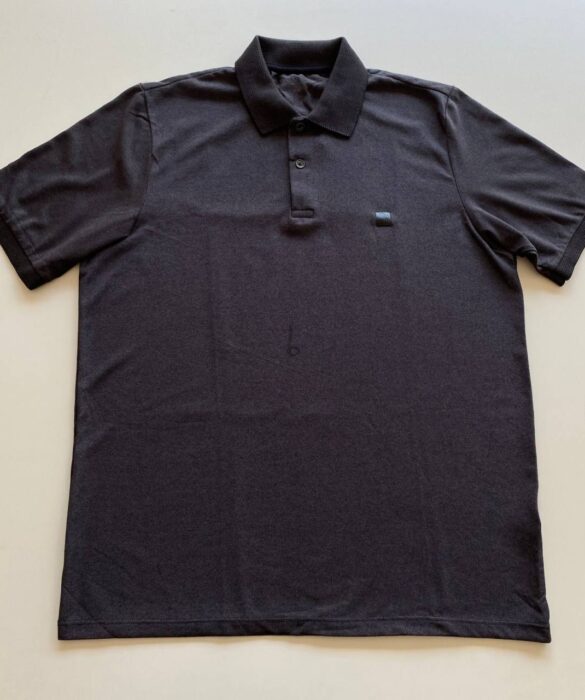 Camiseta Polo Masculina Slim Ogochi Preta 0186 - Fernanda Ramos Store