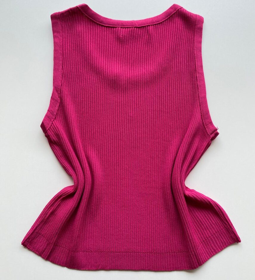 Cropped Feminino Heloísa sem Bojo Pink - Fernanda Ramos Store