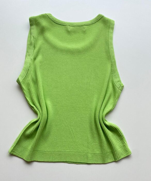 Cropped Feminino Heloísa sem Bojo Verde - Fernanda Ramos Store