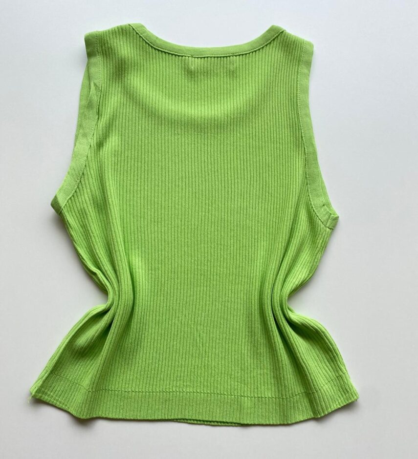 Cropped Feminino Heloísa sem Bojo Verde - Fernanda Ramos Store