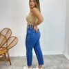 Cropped Feminino Liz Malha Canelada sem Bojo Bege - Fernanda Ramos Store