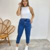 Cropped Feminino Juliana Malha Canelada sem Bojo Branco - Fernanda Ramos Store