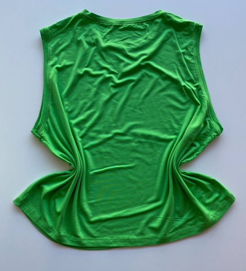 Cropped Feminino sem Bojo Malwee Verde - Fernanda Ramos Store