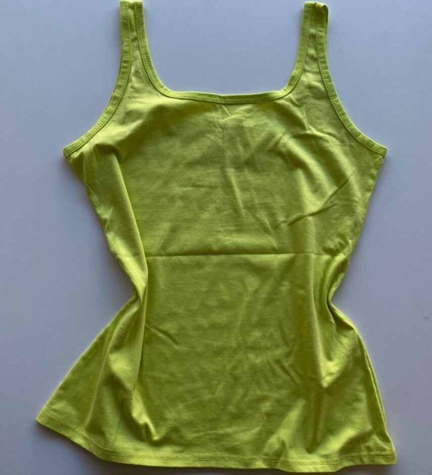 Regata Feminina Básica Malwee Verde Lima - Fernanda Ramos Store