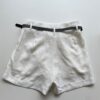 Short Feminino Juliana com Cinto Branco - Fernanda Ramos Store