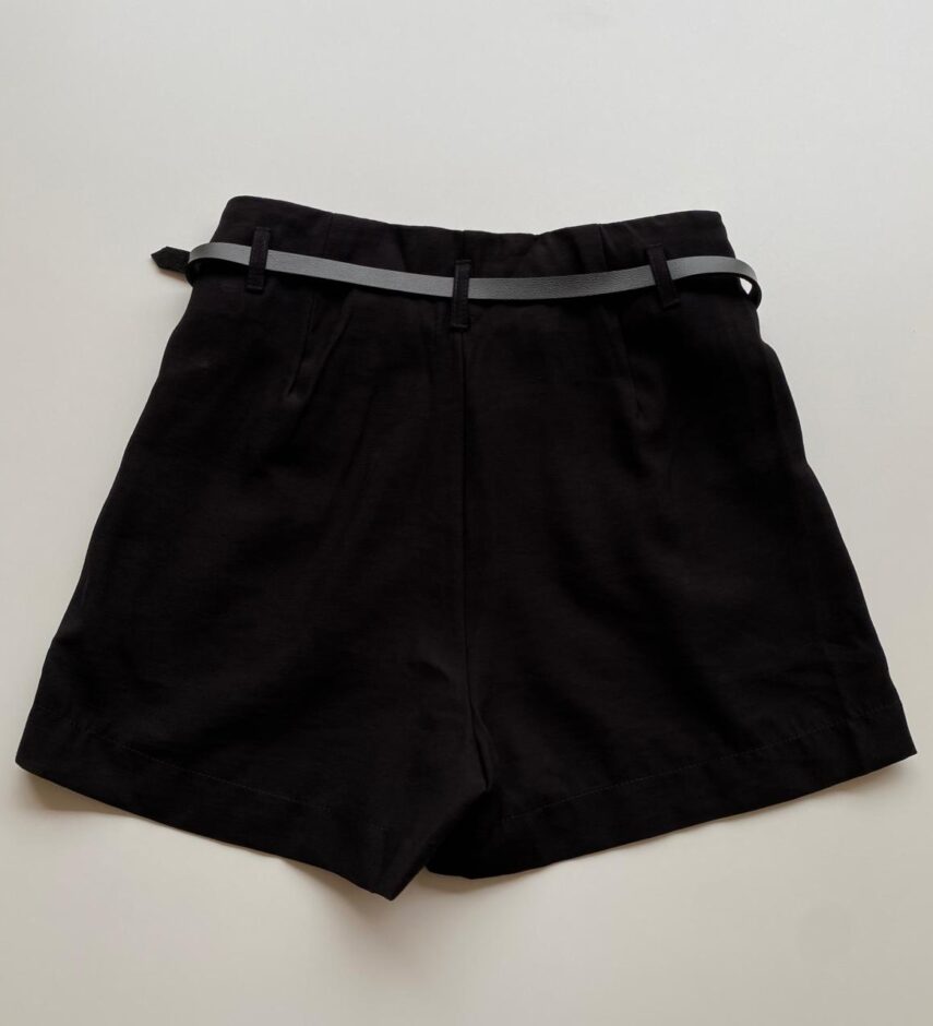 Short Feminino Juliana com Cinto Preto - Fernanda Ramos Store