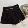 Short Feminino Juliana com Cinto Preto - Fernanda Ramos Store