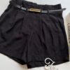 Short Feminino Juliana com Cinto Preto - Fernanda Ramos Store