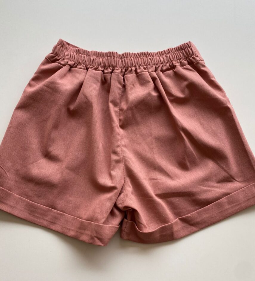 Short Feminino Viscolinho Jéssica com Bolsos Rosé - Fernanda Ramos Store