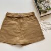 Short Saia Feminino com Cinto Manuela Caqui - Fernanda Ramos Store