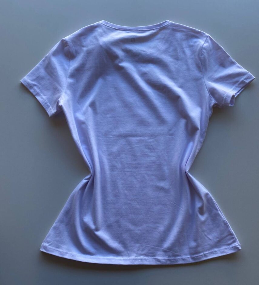 Blusa Feminina Baby Look Malwee Branca - Fernanda Ramos Store