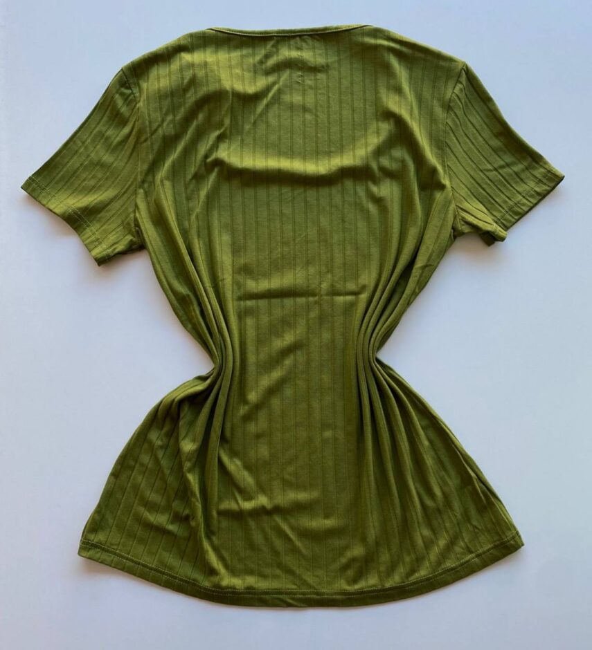 Blusa Feminina Canelada Malwee Verde Oliva - Fernanda Ramos Store