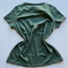 Blusa Feminina Manga Curta Baby Look Malwee Verde Militar - Fernanda Ramos Store