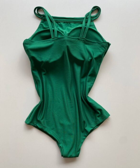 Body Feminino com Bojo Alça Dupla Verde - Fernanda Ramos Store