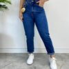 Calça Jeans Feminina Mom com Barra Dobrada - Fernanda Ramos Store