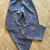 Calça Social Feminina Pantalona Viscose Cinza com Cinto - Fernanda Ramos Store