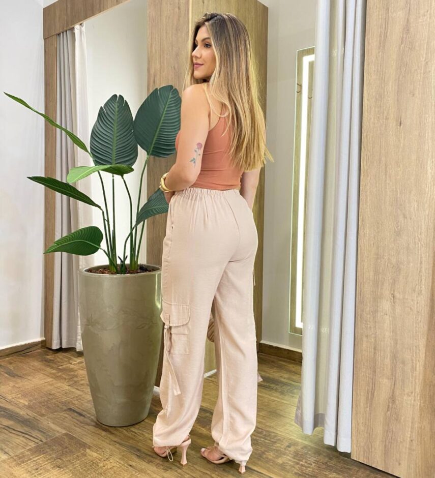 Cropped Feminino Básico Regata sem Bojo Terra - Fernanda Ramos Store