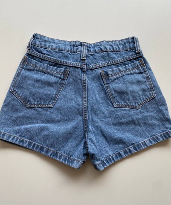 Short Jeans Feminino Laísa Lavagem Média 1322 - Fernanda Ramos Store