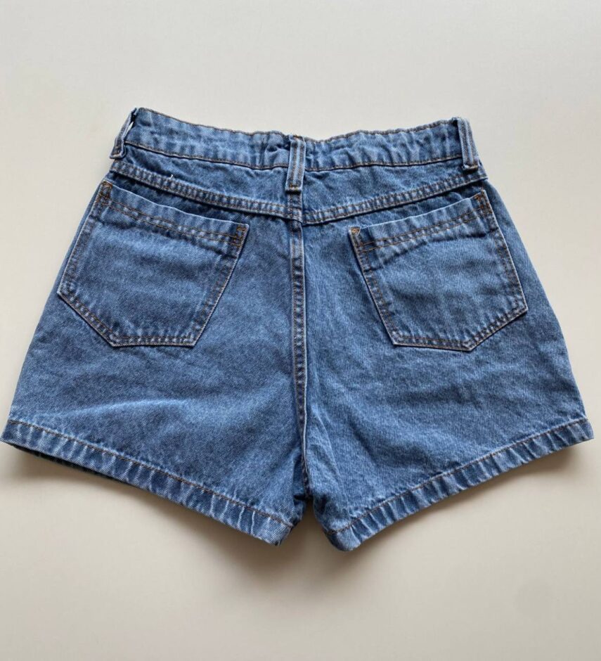 Short Jeans Feminino Laísa Lavagem Média 1322 - Fernanda Ramos Store