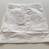 Short Saia Cargo Feminino Sarja Branco - Fernanda Ramos Store