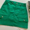 Short Saia Cargo Feminino Sarja Verde - Fernanda Ramos Store