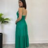 Vestido Longuete Jade sem Bojo com Lastex e Alça Regulável Verde - Fernanda Ramos Store