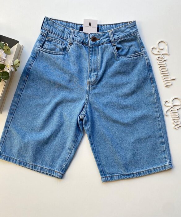 Bermuda Jorts Feminina Jeans 23390 - Fernanda Ramos Store