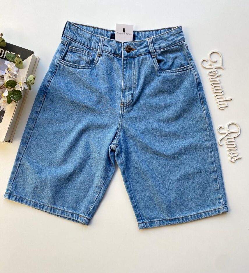 Bermuda Jorts Feminina Jeans 23390 - Fernanda Ramos Store
