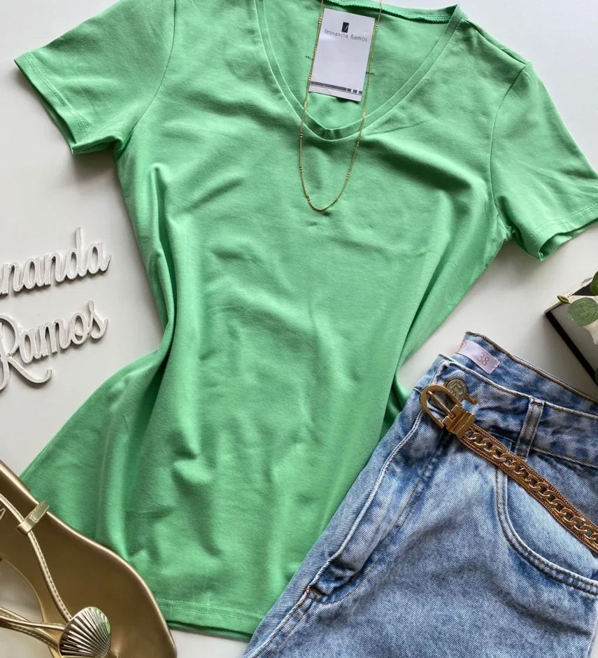 Blusa Alicia Feminina Malwee Verde - Fernanda Ramos Store