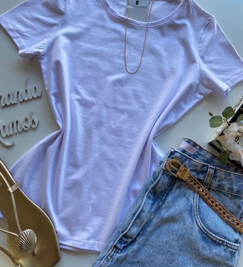 Blusa Isabella Feminina Malwee Branca 4500 - Fernanda Ramos Store