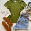 Blusa Nubia Feminina Malwee Verde - Fernanda Ramos Store