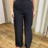 Calça Feminina Pantalona Maya Alfaiataria Preta - Fernanda Ramos Store