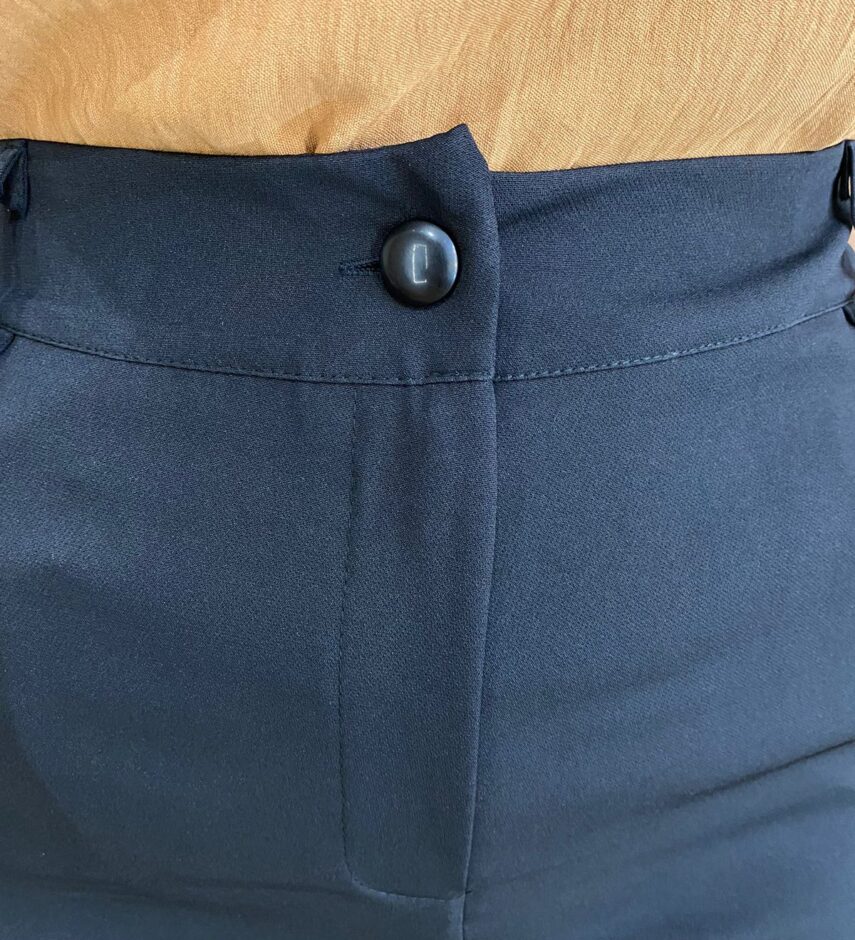 Calça Feminina Pantalona Maya Alfaiataria Preta - Fernanda Ramos Store