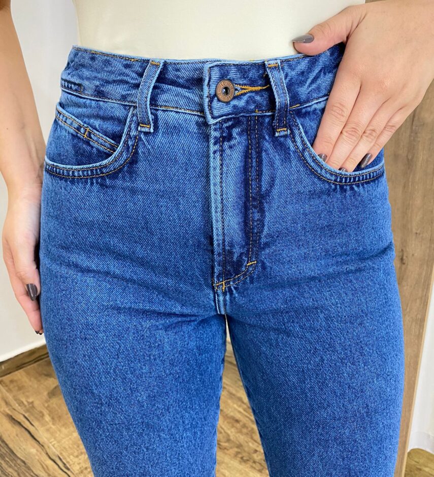 Calça Jeans Feminina Mom Alicia 016317 - Fernanda Ramos Store