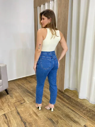 Calça Jeans Feminina Mom Alicia 016317 - Fernanda Ramos Store